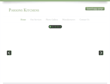 Tablet Screenshot of parsonskitchens.com